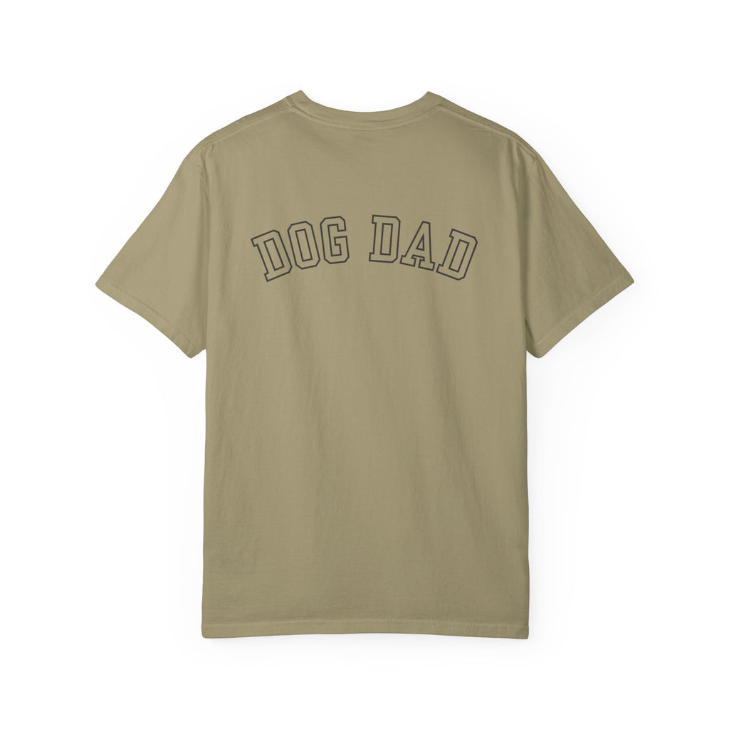 Leafen DOG DAD Unisex Garment-Dyed T-shirt, Casual Wear, Summer Vibe, Gift for Friends, Relaxed Everyday Style