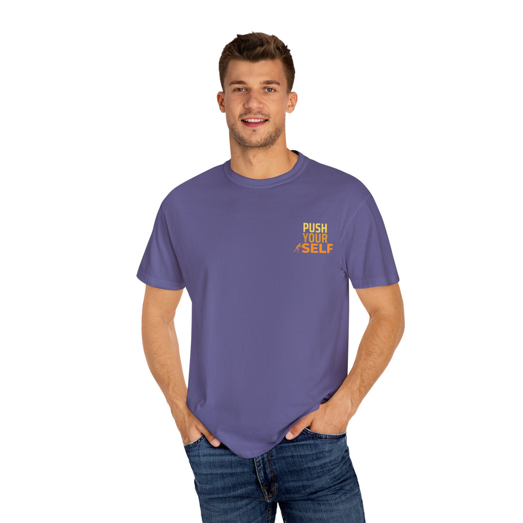 Leafen Push Your Self Unisex T-Shirt | Casual Tee, Gift for Friends, Casual Wear, Everyday Comfort