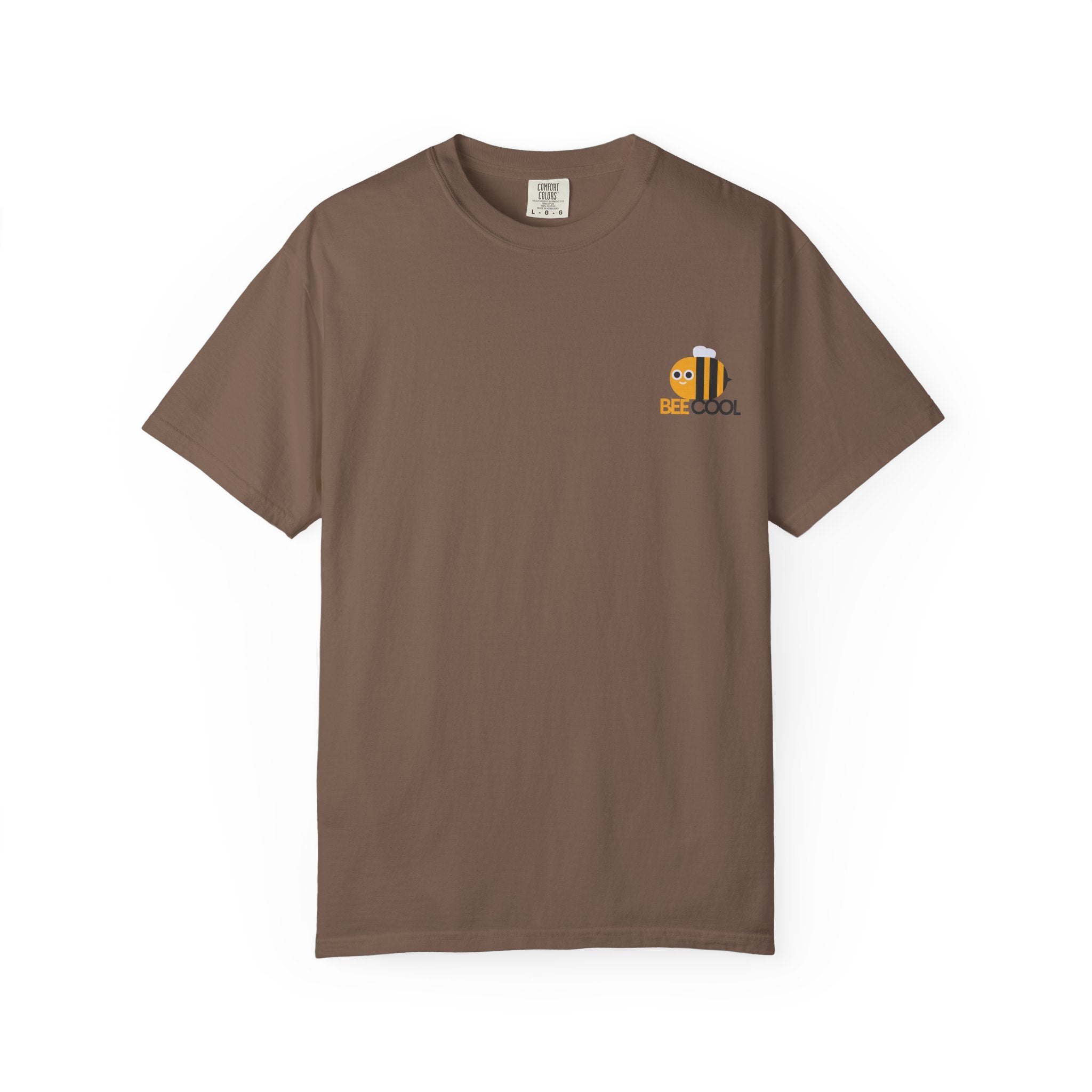 Leafen Bee Cool Unisex Garment-Dyed T-shirt, Casual Wear, Summer Vibe, Gift for Friends, Relaxed Everyday Style