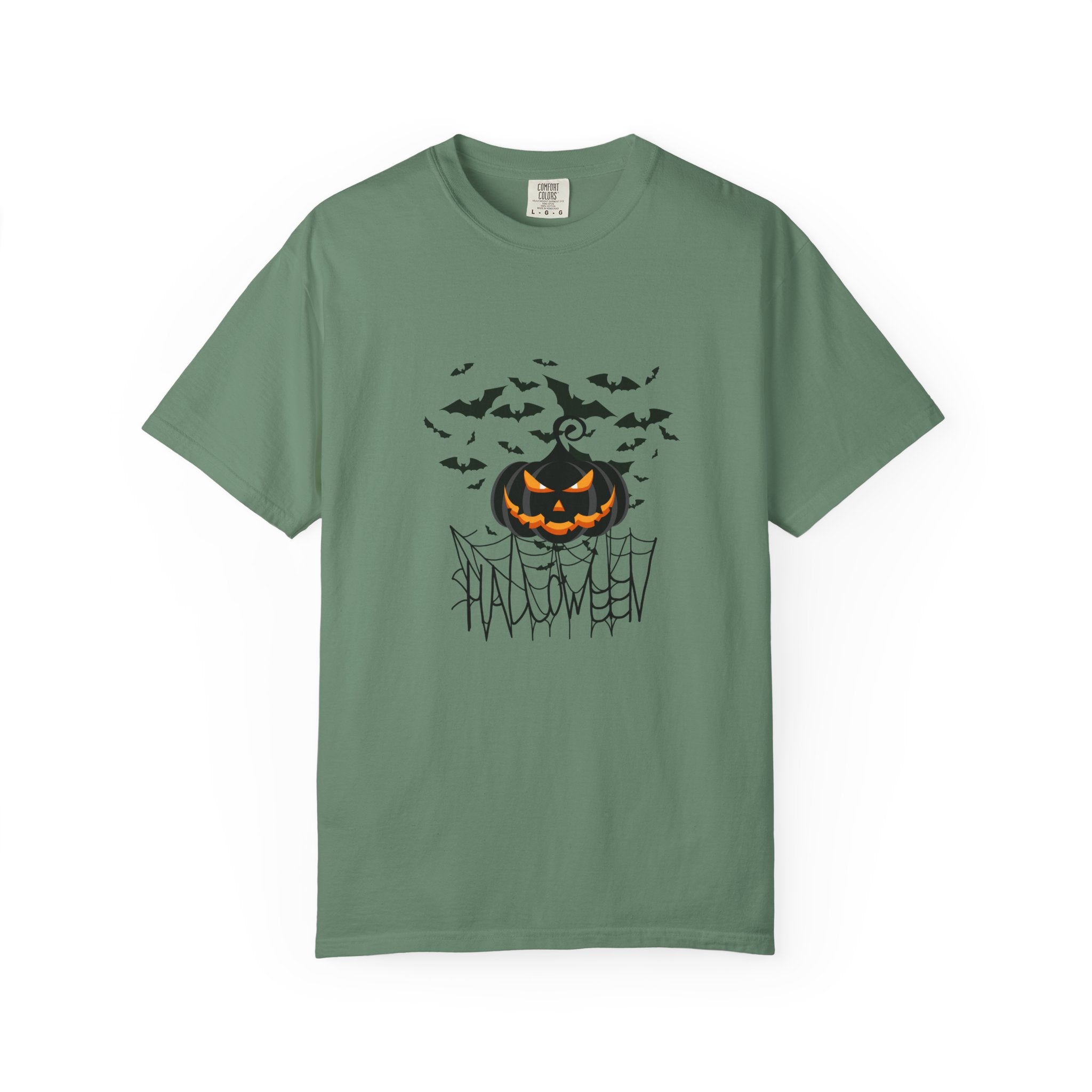 Halloween Vibe Unisex Garment-Dyed T-shirt, Casual Wear, Summer Vibe, Gift for Friends, Relaxed Everyday Style